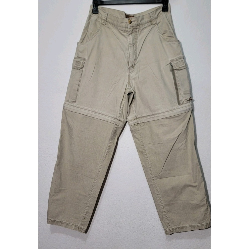 Colorado Mens Khaki Zip Off Cargo Pant To Shorts Sz 34